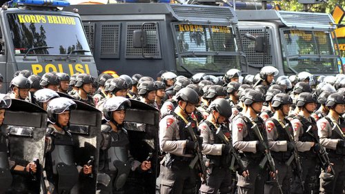 1.743 Personel Gabungan Dikerahkan Kawal Aksi Demo di Monas dan DPR Hari Ini