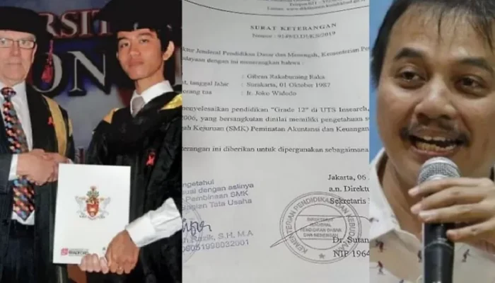 Roy Suryo Datangi UTS, Telusuri Dugaan Kejanggalan Ijazah Gibran