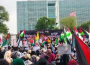 Menuju Aksi Solidaritas Palestina di Patung Kuda, Ribuan Massa PKS & KAMMI Jabar Bergerak ke Jakarta