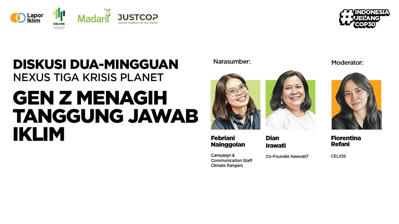 Momentum Sumpah Pemuda, Pemuda-pemudi Gen Z Menagih Tanggung Jawab Iklim