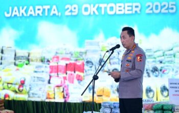 Kapolri: Pemusnahan 214 Ton Narkoba Wujud Nyata Misi Asta Cita Presiden
