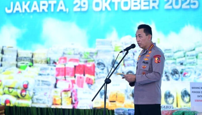 Kapolri: Pemusnahan 214 Ton Narkoba Wujud Nyata Misi Asta Cita Presiden