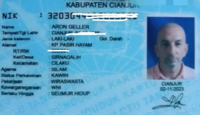 Heboh KTP Warga Israel Beralamat Cianjur, Dirjen Dukcapil : Palsu!