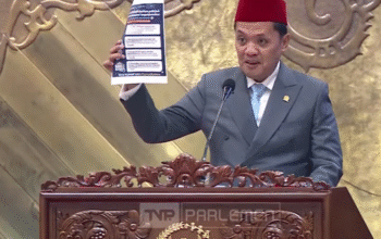 Habiburokhman di Rapat Paripurna ke 8 DPR RI
