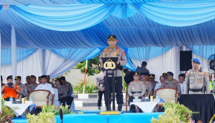 Pimpin Apel Tanggap Darurat Bencana, Kapolri Komitmen Beri Rasa Aman ke Masyarakat