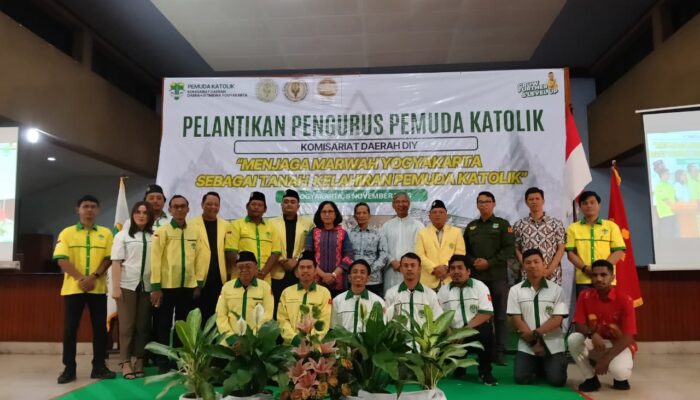 Pelantikan Pemuda Katolik Komda DIY Warnai Komitmen Menjaga Marwah dan Keistimewaan Yogyakarta