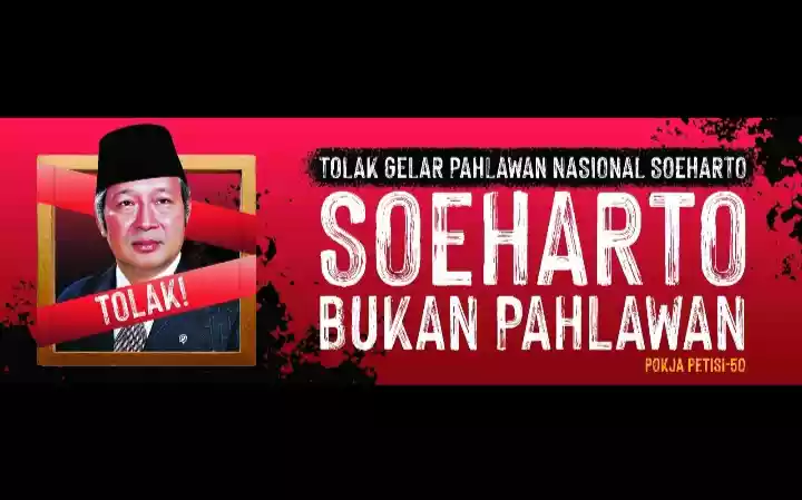 Tegas! Kelompok Kerja Petisi 50 Tolak Gelar Pahlawan Nasional untuk Soeharto
