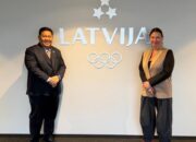 Demi Majukan Tenis Meja Nasional, IPL Ketemu Wakil Presiden ETTU di Latvia