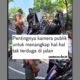 Pengendara Dipukul Saat Benarin Motor Mogok Depan Koramil