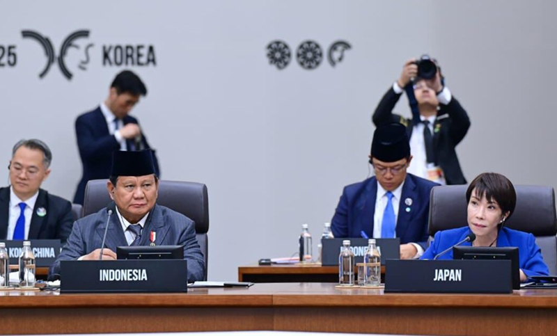 Prabowo di APEC 2025 Korea