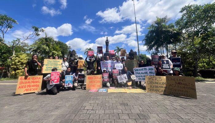 Solidaritas Jurnalis Bali Desak Pengadilan Tolak Gugatan Mentan ke Tempo