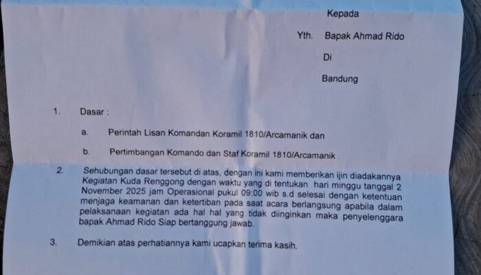 Izin Keramaian TNI Tuai Sorotan