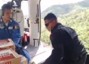 Pastikan Bantuan Tiba Tepat Waktu, Polri Maksimalkan Helikopter Distribusi Bantuan Bencana Sumut