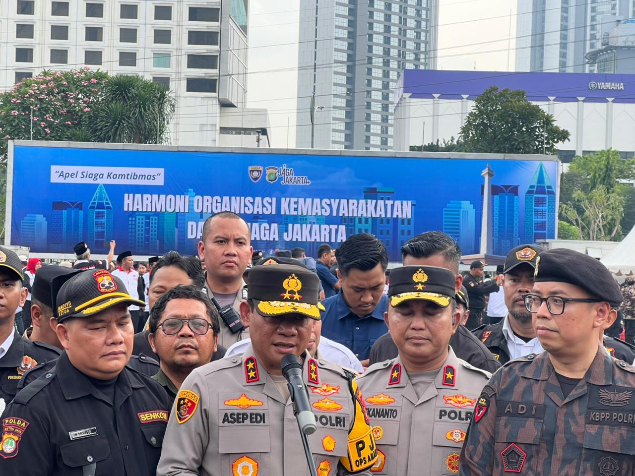 Kapolda Metro Jaya Pimpin Apel Jaga Jakarta, 4.700 Ormas Ikut Deklarasi Kamtibmas