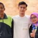 Pratama Arhan bersama ayah dan ibunya