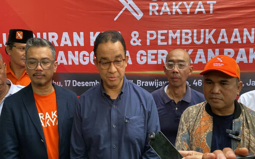 Anies Resmi Jadi Anggota, Ormas Gerakan Rakyat Buka Peluang Jadi Parpol