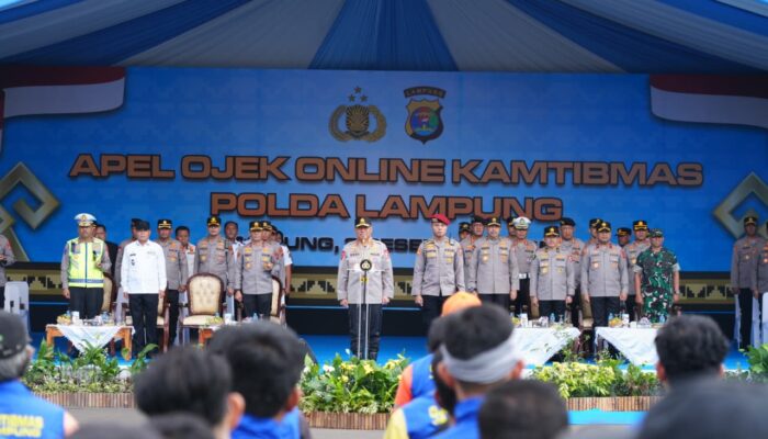 Wakapolri Ajak Ojol Kamtibmas di Lampung Doakan Korban Bencana Sumatera