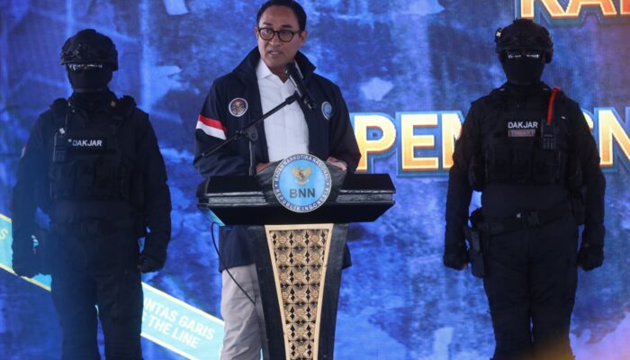 BNN Musnahkan Barang Bukti Narkotika dari Pengungkapan Jaringan Lintas Wilayah Indonesia