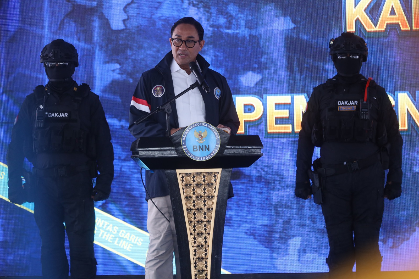 BNN Musnahkan Barang Bukti Narkotika dari Pengungkapan Jaringan Lintas Wilayah Indonesia