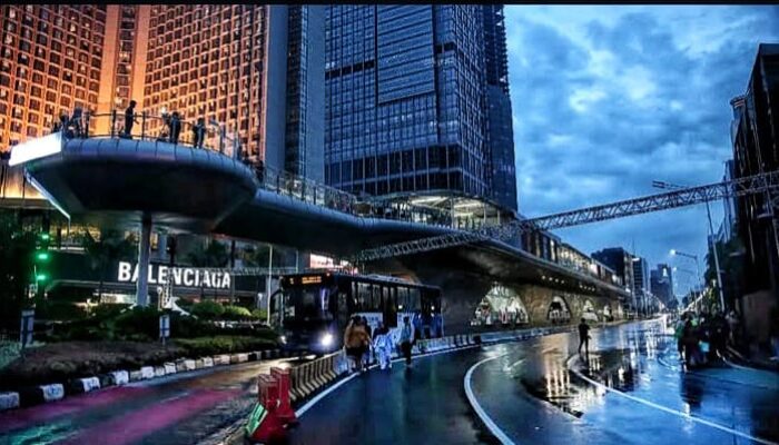 Jalan Sudirman–Thamrin Ditutup Mulai 18.00 WIB Malam Tahun Baru 2026