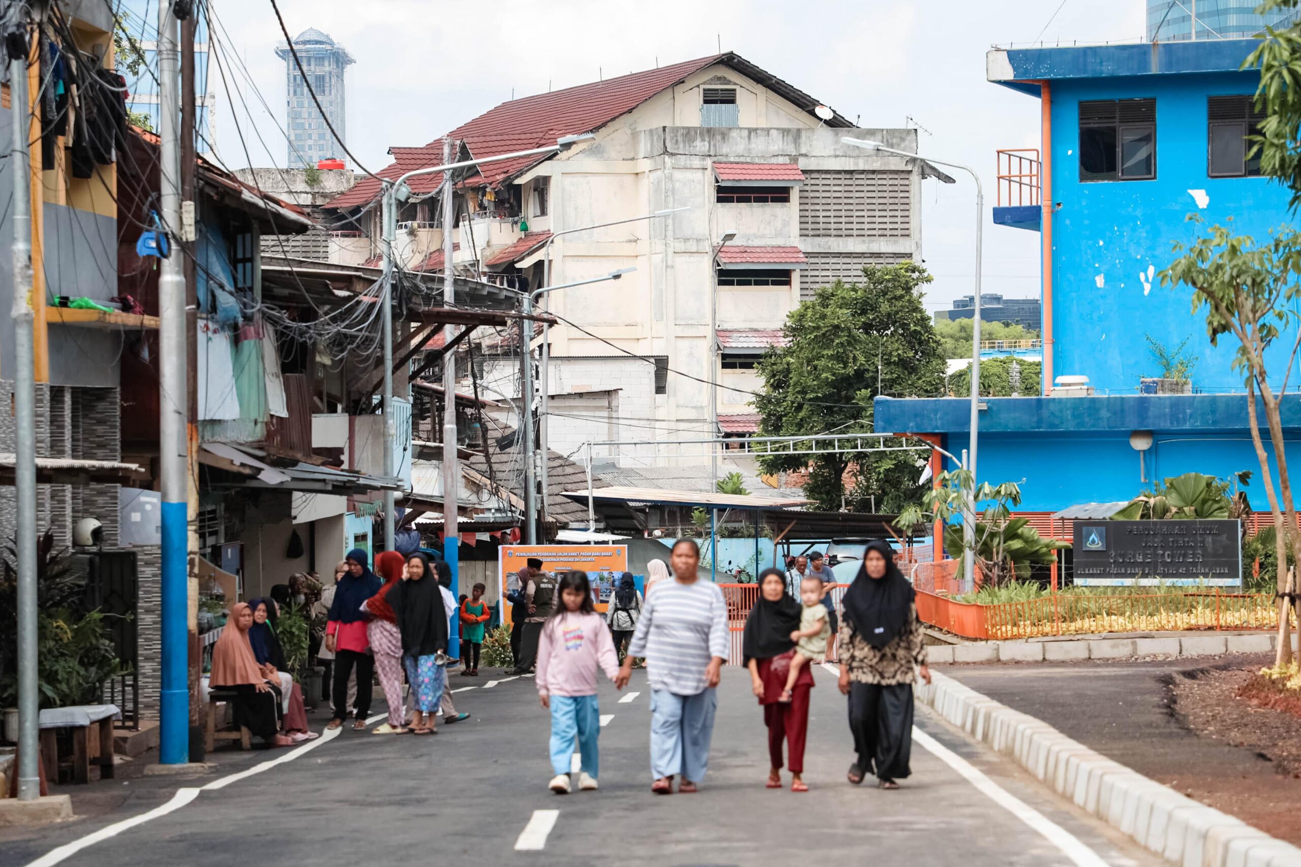 Pemprov DKI Jakarta Resmikan Jalan Karet Tengsin, Infrastruktur Lama Terbengkalai Kini Pulih Jalan Karet Pasar Baru Barat, Karet Tengsin, Jakarta Pusat