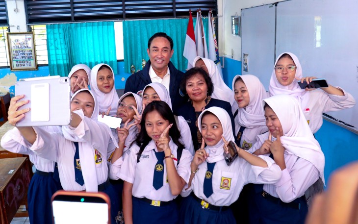 BNN Goes to School, Ajak Siswa SMPN 70 Jakarta Lawan Narkoba
