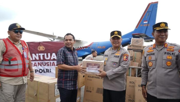 Kapolri Beri Bantuan Kemanusiaan ke Lhokseumawe Aceh
