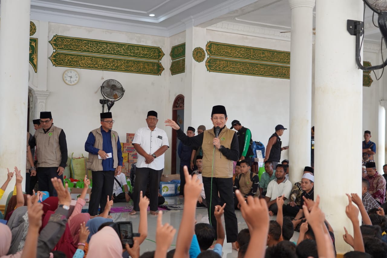 Nasaruddin Umar Trauma Healing di Aceh