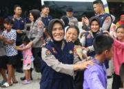 Polda Sumbar Hadirkan Trauma Healing: Anak-Anak Korban Bencana Kembali Tersenyum Bersama Polri