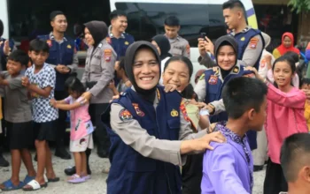 Polda Sumbar Hadirkan Trauma Healing: Anak-Anak Korban Bencana Kembali Tersenyum Bersama Polri