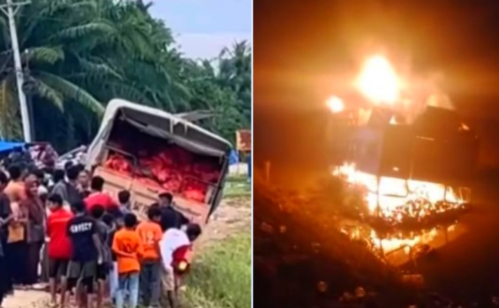 Truk Bantuan Banjir Aceh Dibakar, Warga Kecewa Hanya Difoto Lalu Dibawa Pergi