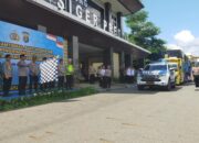 Wakapolri Pimpin Seremoni Pengiriman Bantuan Kemanusiaan dari Lampung ke Sumbar