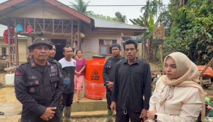 Polri Bangun Tandon Air dan Sumur Bor di Aceh Tamiang untuk Pulihkan Kondisi Pascabencana