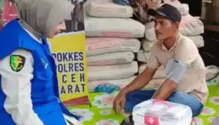 Terus Hadir untuk Rakyat, Polri Gelar Layanan Kesehatan Gratis di Aceh Barat