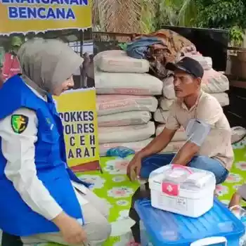 Terus Hadir untuk Rakyat, Polri Gelar Layanan Kesehatan Gratis di Aceh Barat
