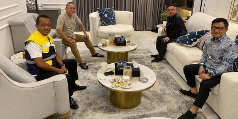 Pertemuan Tertutup Dasco Zulhas dan Cak Imin di Rumah Bahlil, Bahas Apa?