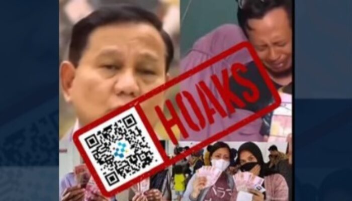 Hoaks: Presiden Prabowo Bagikan Bantuan Rp50 Juta ke Masyarakat