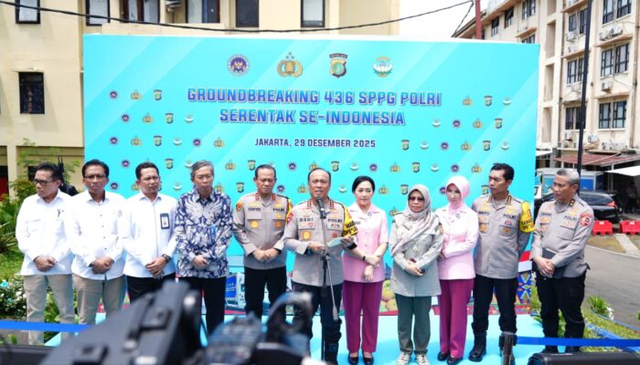 Polri Groundbreaking 436 SPPG Serentak, Perkuat Dukungan Program Gizi Nasional