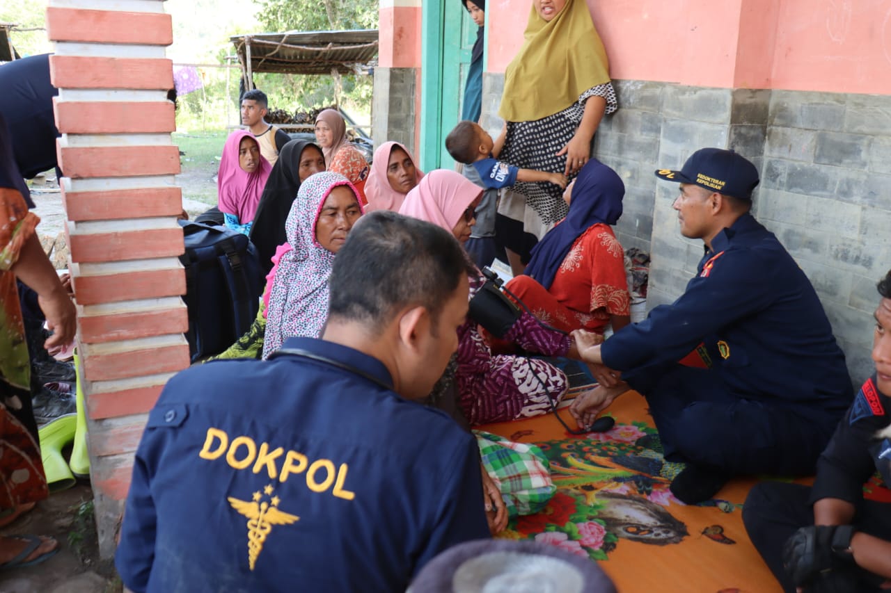 Polri Hadir Pulihkan Harapan, Ratusan Warga Terdampak Banjir Aceh Terlayani Bakti Kesehatan