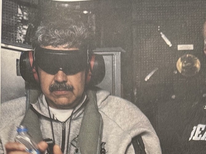 Nicolas Maduro saat ditangkap