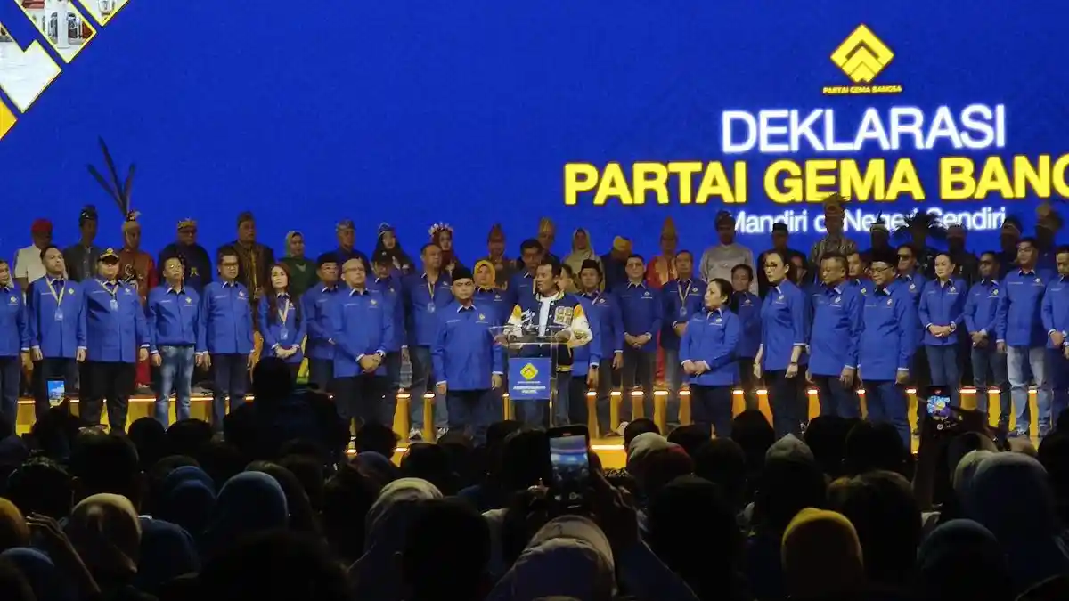 Deklarasi di JCC, Partai Gema Bangsa Usung Prabowo untuk Pilpres 2029