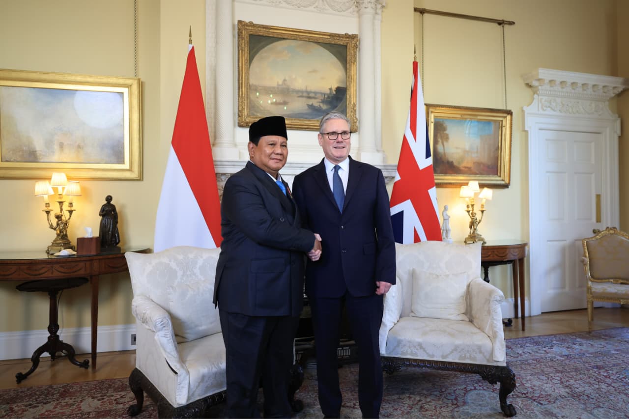 Prabowo dan Keir Starmer