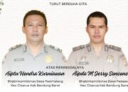 Dua Polisi Gugur Terhimpit Truk TNI Di Cimeta Cisarua Bandung Barat