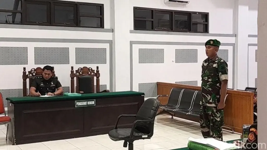 Bunuh Istri, Serma TDA di Deli Serdang Dituntut Hukuman Mati