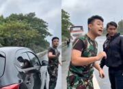 Viral Oknum TNI Nyarais Celakai Puluhan Penumpang Bus