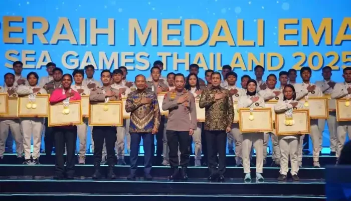 Sumbang Medali di SEA Games 2025, 38 Atlet Polri Terima Penghargaan dari Kapolri