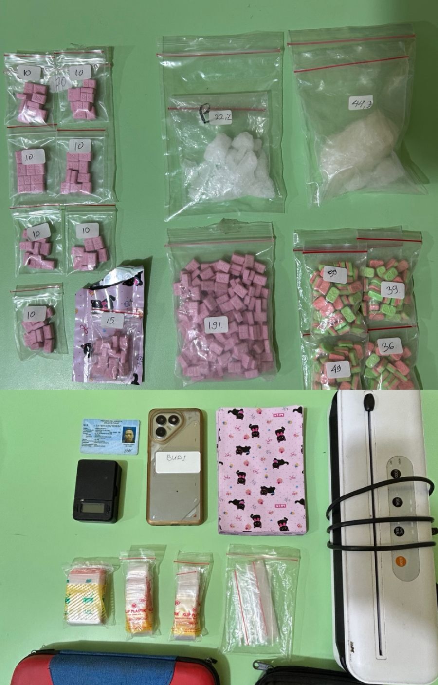 Barang Bukti Narkoba