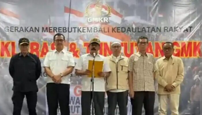 GMKR Deklarasi Darurat Kedaulatan, Tuntut Adili Jokowi dan Makzulkan Gibran
