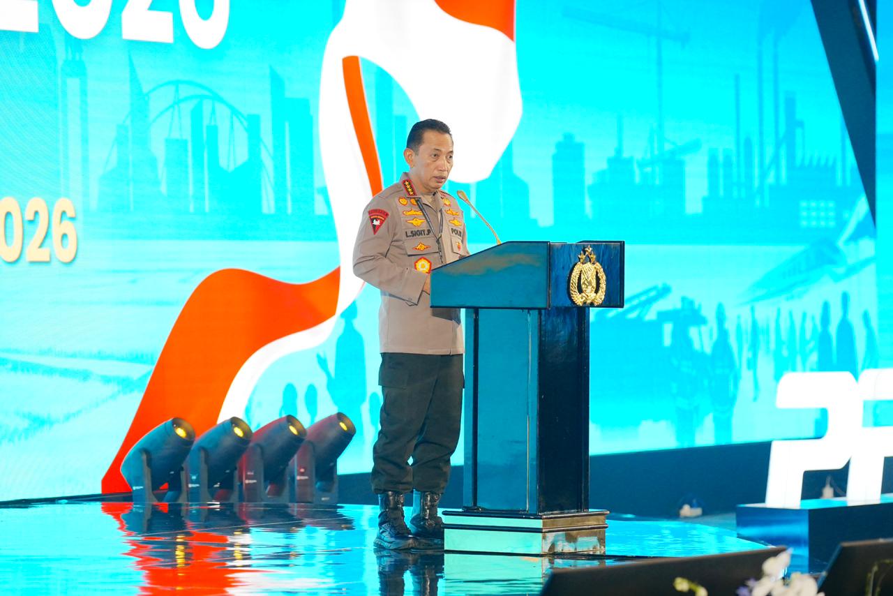 Rapim Polri, Kapolri Tegaskan Komitmen Kawal Penuh Program Pemerintah