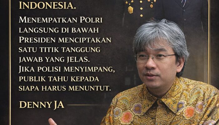 Mengapa Polri Harus Tetap Langsung di Bawah Presiden